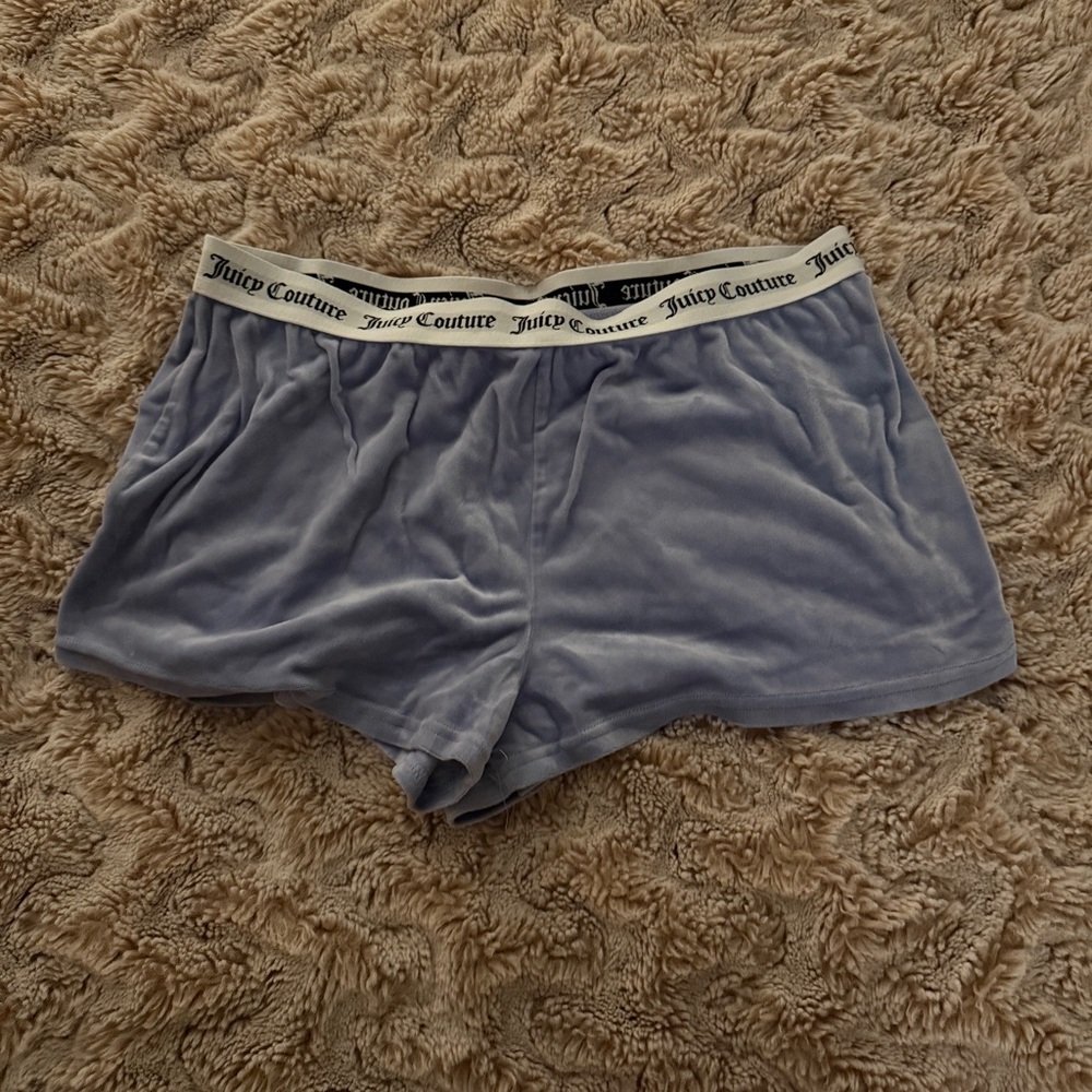 Juicy Couture Bedazzled Lilac Shorts